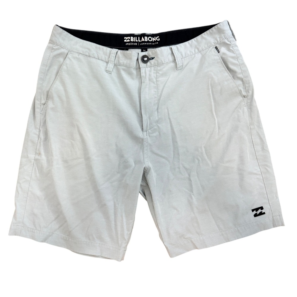 Billabong Crossfire Submersible Shorts Mens 34 Light Gray Hybrid Walk Swim